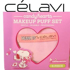 Célavi X Peanuts Candy Hearts Makeup Puff Set- 6PCS